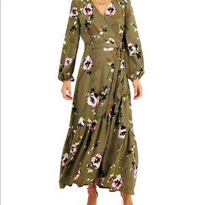 Cute long wrap dress from Macy’s.